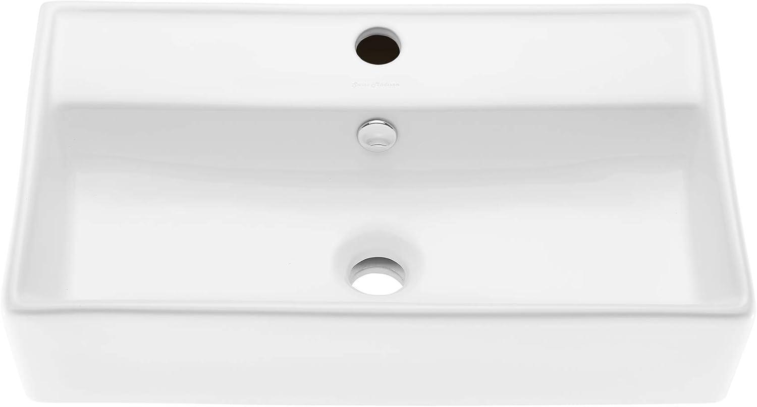 Claire 22" Rectangle Wall-Mount Bathroom Sink