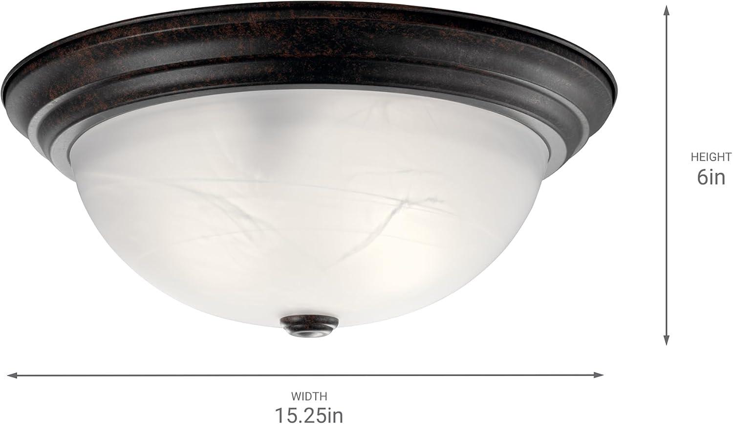 Kichler Lighting 3 - Light Flush Mount in  Tannery Bronze