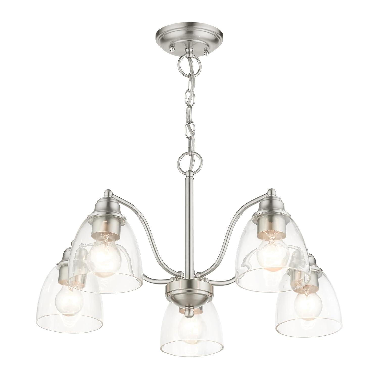 Livex Lighting Montgomery 5 - Light Chandelier in  Brushed Nickel