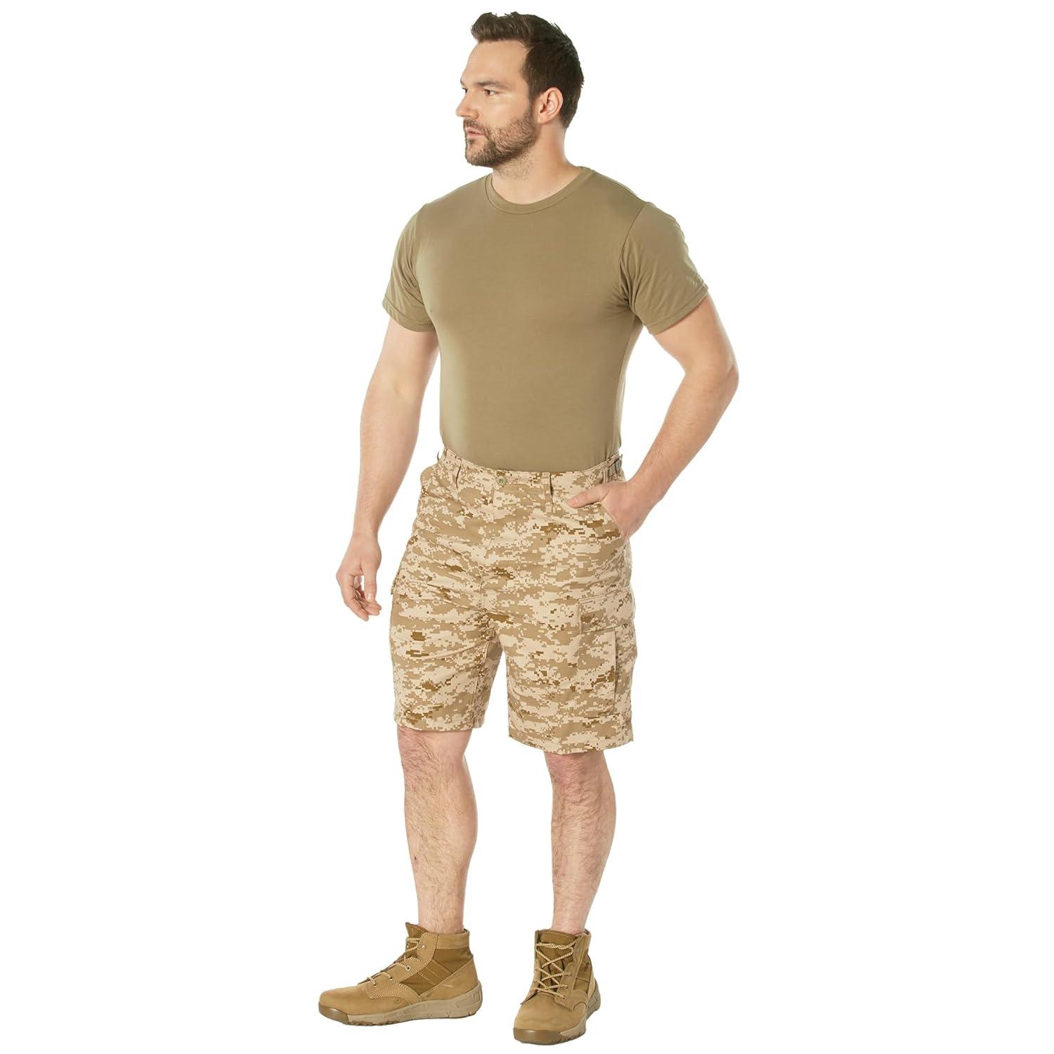 Rothco Digital Camo BDU Shorts,Desert Digital Camo,Large