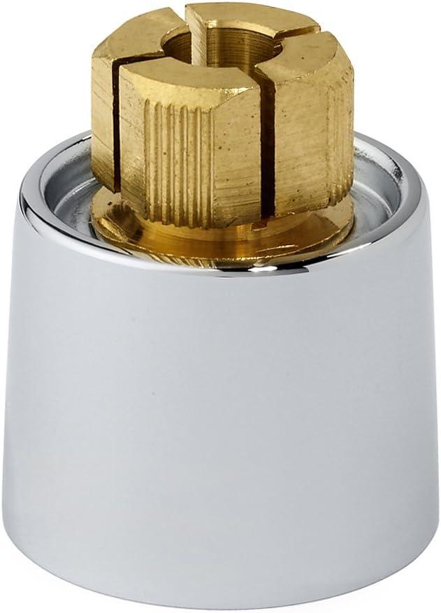 Polished Chrome and Brass Bathroom Sink Adapter