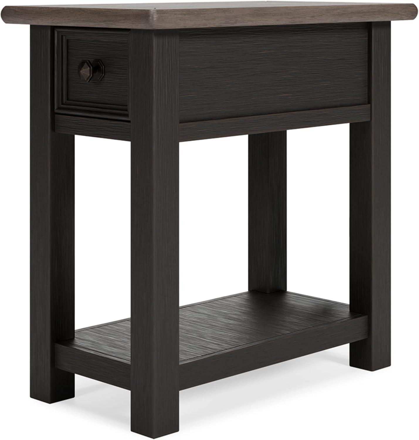 Signature Design by Ashley Casual Tyler Creek Chairside End Table Two-tone