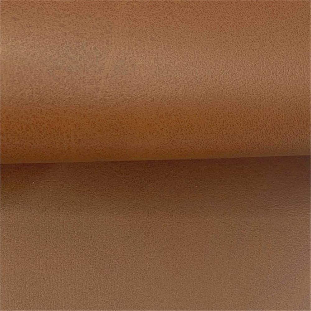 Daphne Ottoman Carmel - Lifestyle Solutions: Faux Leather Footstool, Transitional Bench, No Assembly Required
