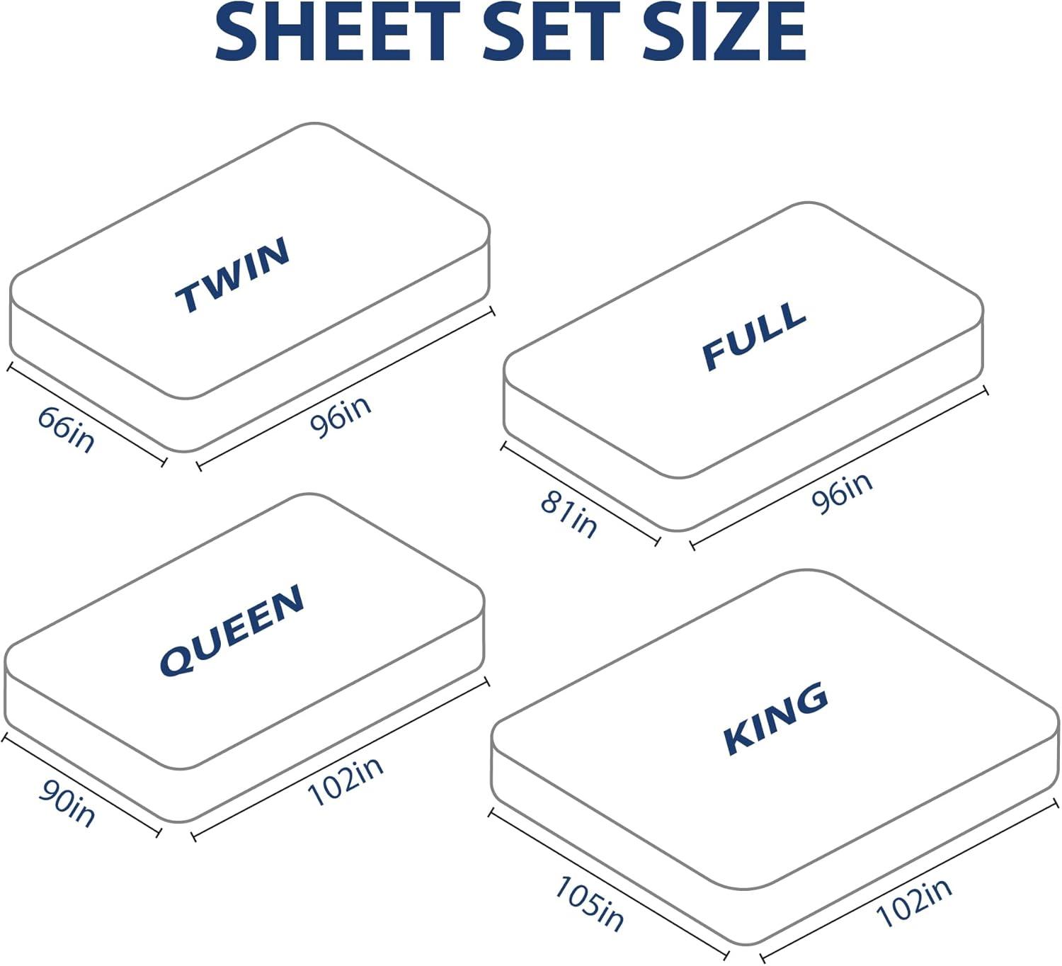 Sea Foam King Size Ultra Soft Polyester Microfiber Flat Sheet