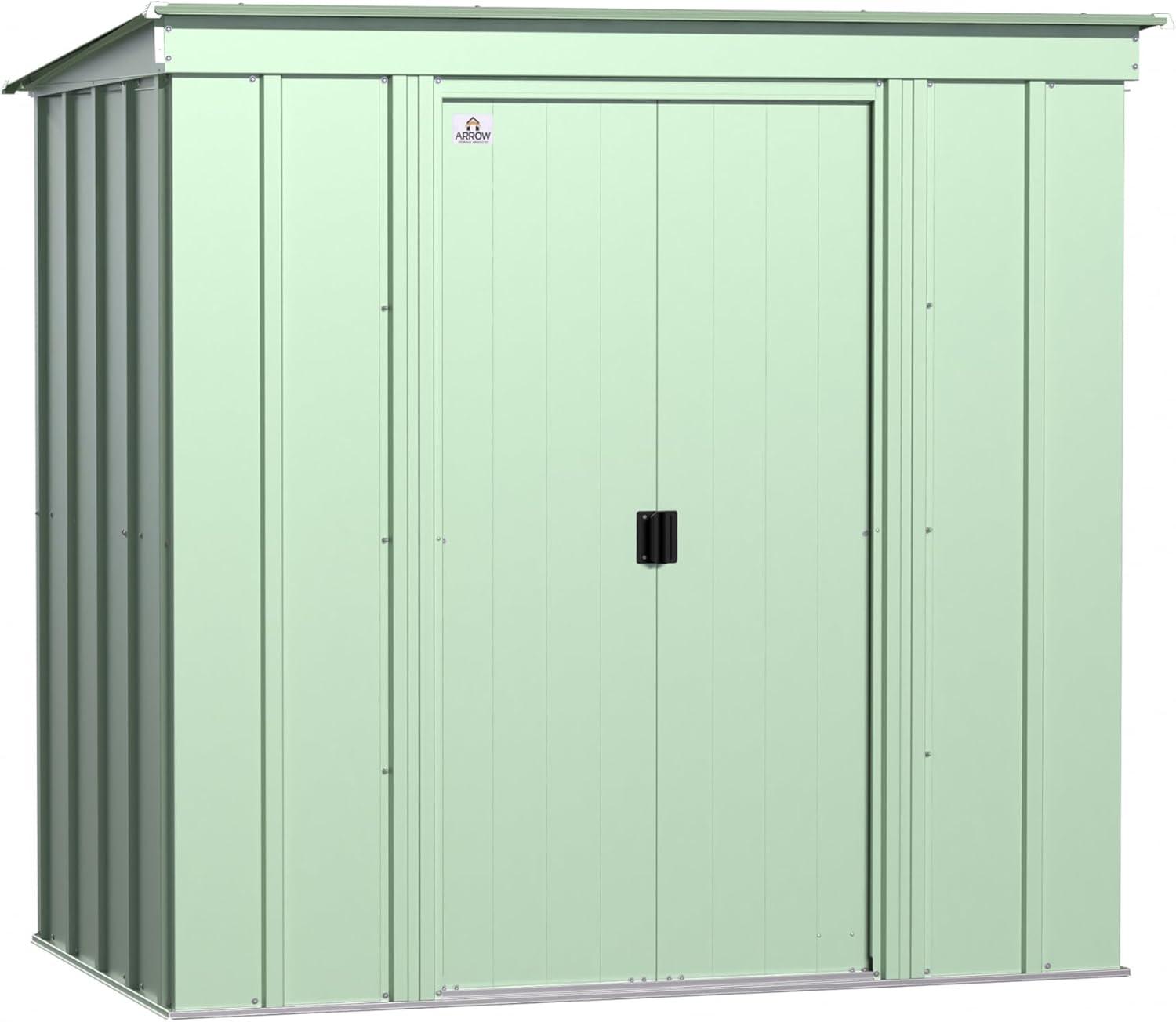 Arrow Arrow 6 ft. W x 4 ft. D Metal Tool Shed