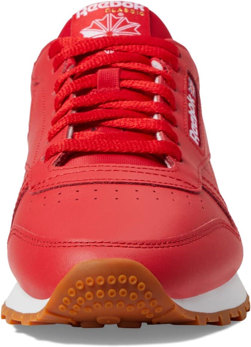 Mens Reebok CLASSIC LEATHER Shoe Size: 10.5 Vecred - Ftwwht - Rbkg03 Fashion Sneakers