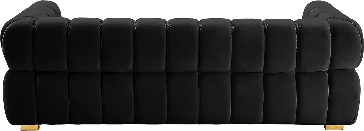 Meridian Furniture Gwen Black Velvet Sofa