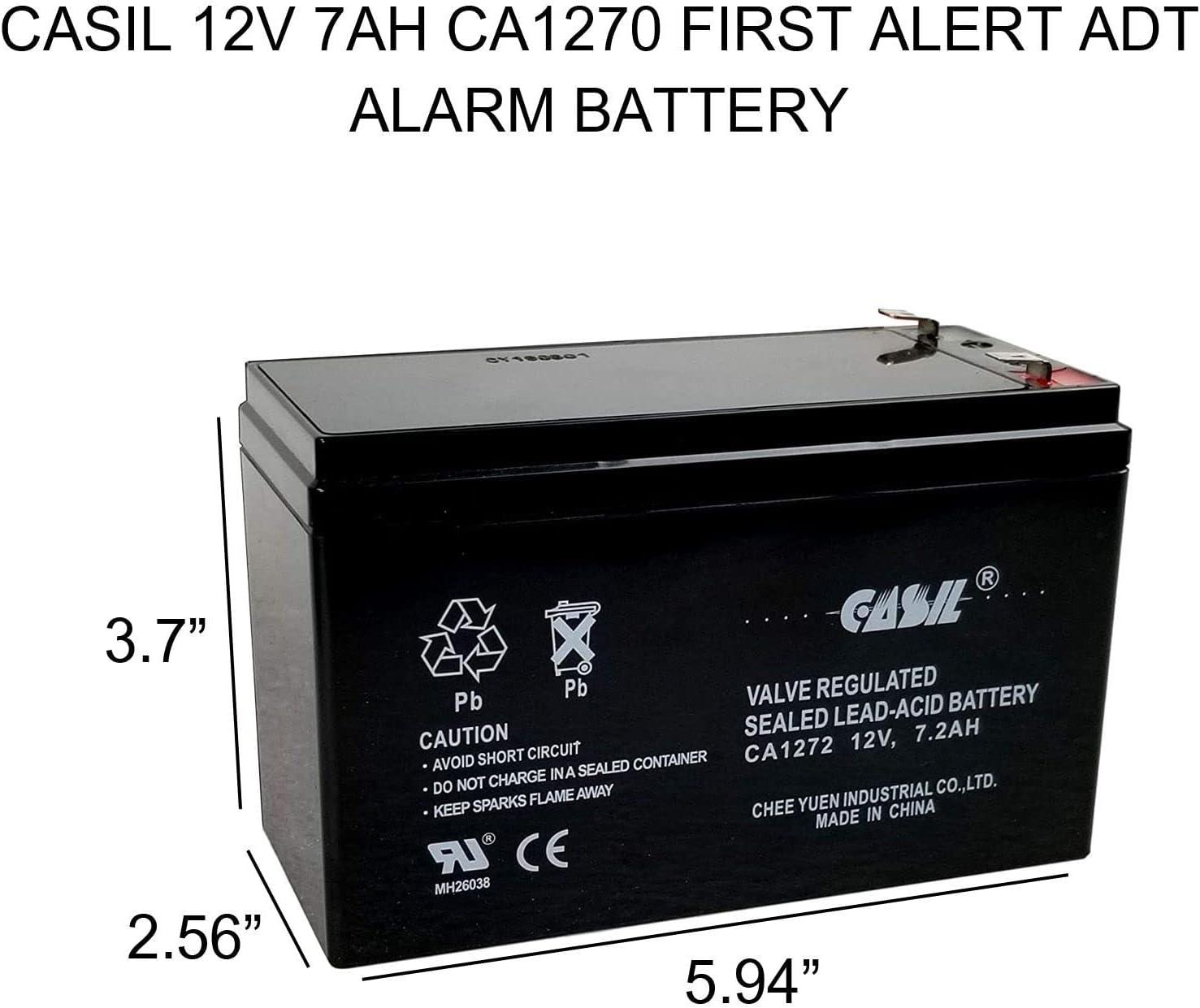 UltraTech UT1270 / UT-1272-F1 12V 7 Ah Sealed Lead Acid Alarm Battery UT-1270 UT-1272-F1