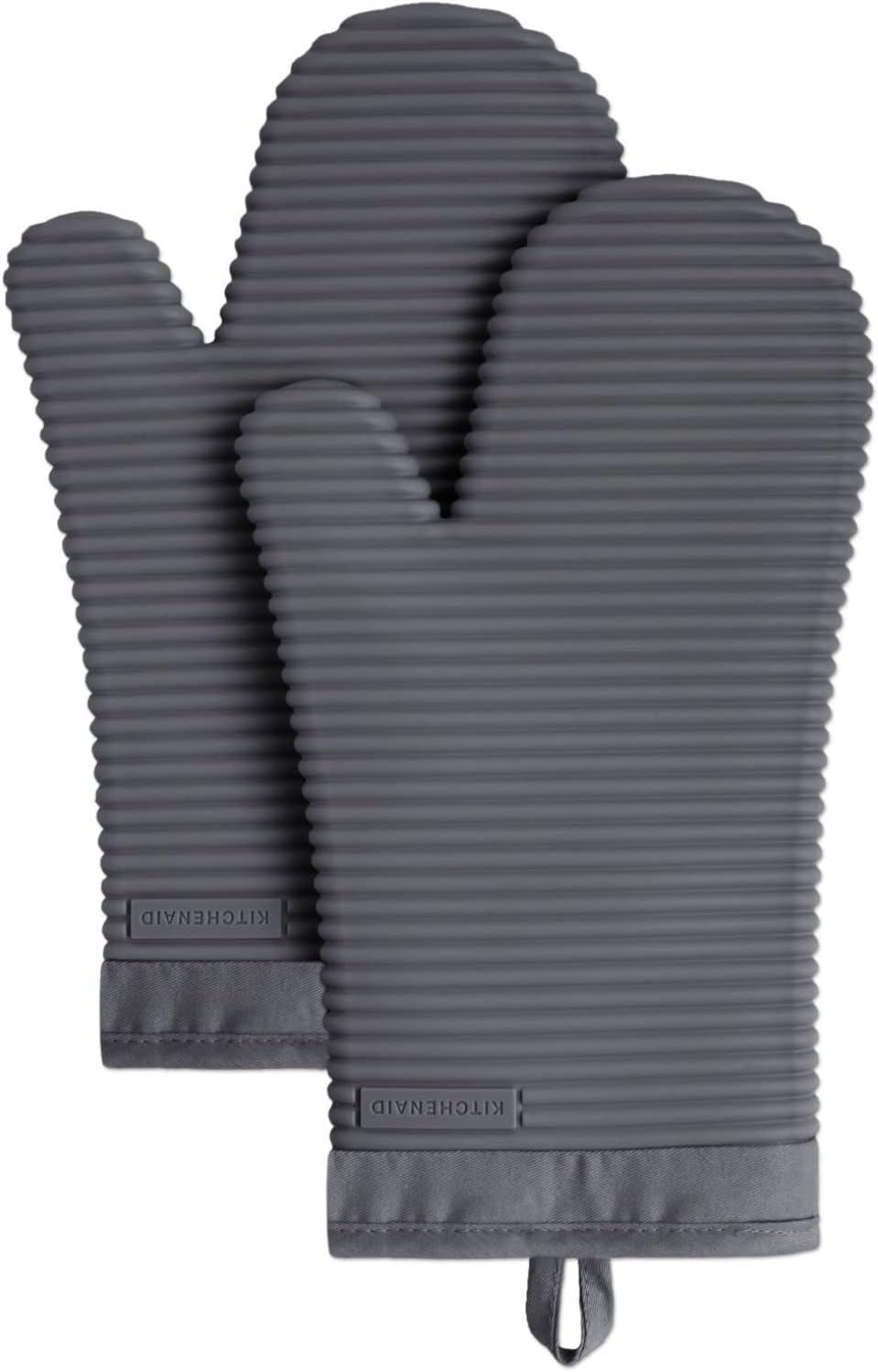 KitchenAid Ribbed Soft Silicone Oven Mitt