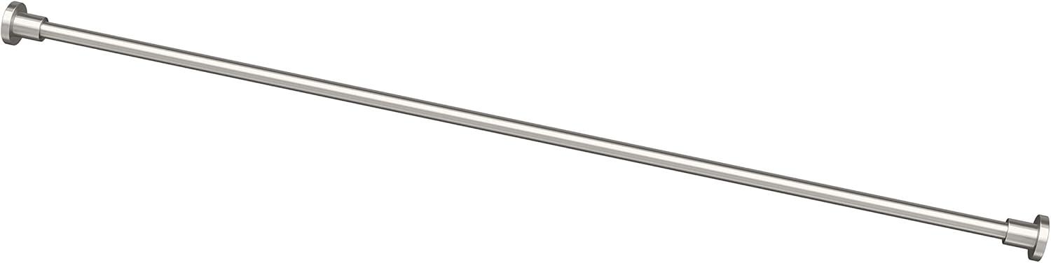 Minimalist 60" Straight Fixed Shower Curtain Rod | Wall Mount Solid Brass Shower Rod