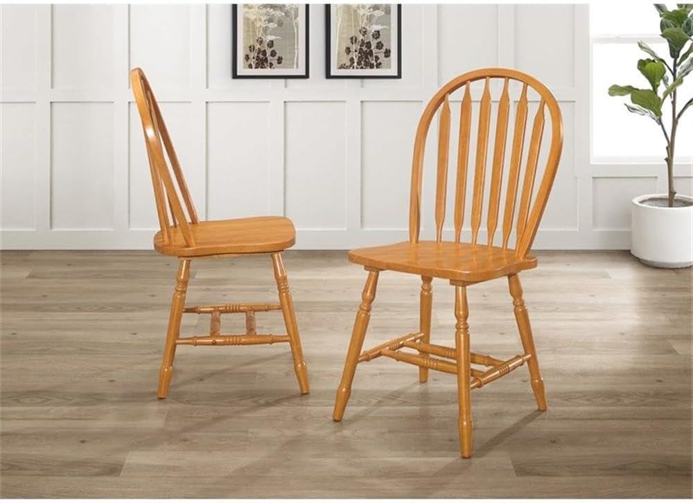 Solid Wood Windsor Back Side Chair