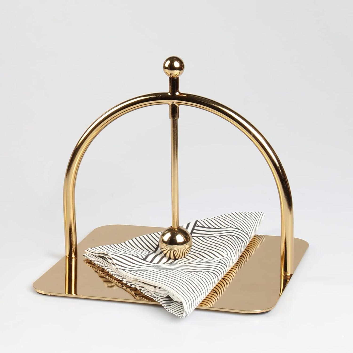 Orren Ellis Alloy Napkin Holder,Modern Fashion Style Luxury Napkin Holder For Tables, Dining, Picnic Table, Home Decor, Modern, Celebration Party Napkin Holder (Metal)