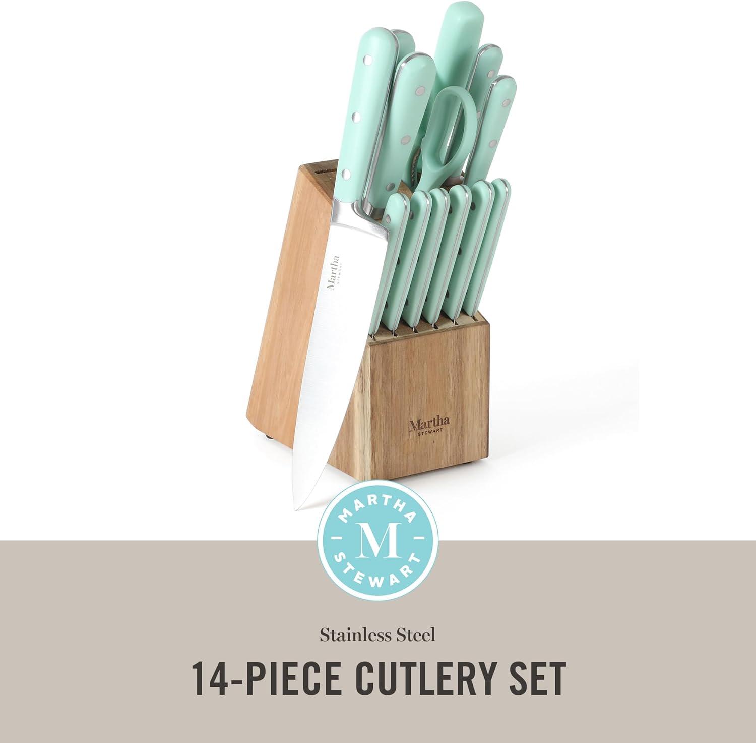 Martha Stewart 14 Piece Knife Block Set