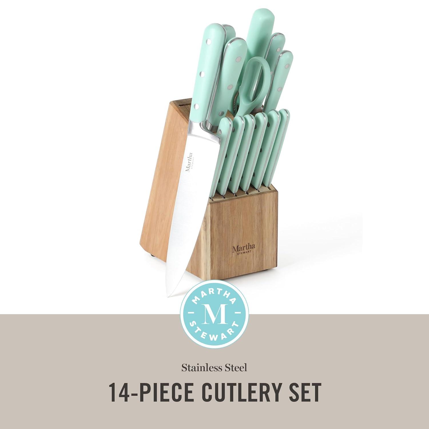 Martha Stewart 14 Piece Knife Block Set