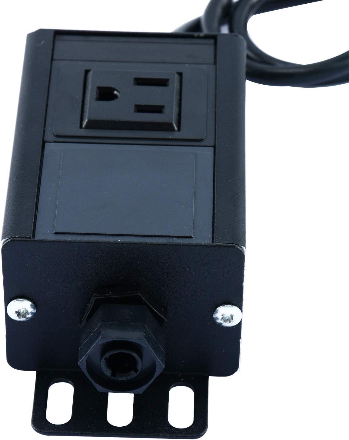 Sink Top Air Switch Kit, Garbage Disposal Air Switch Sink Top Button Single Outlet Single Control for Dishwasher