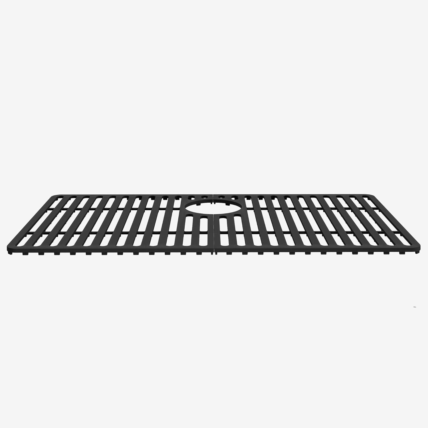 Matte Black Silicone Kitchen Sink Protective Grid