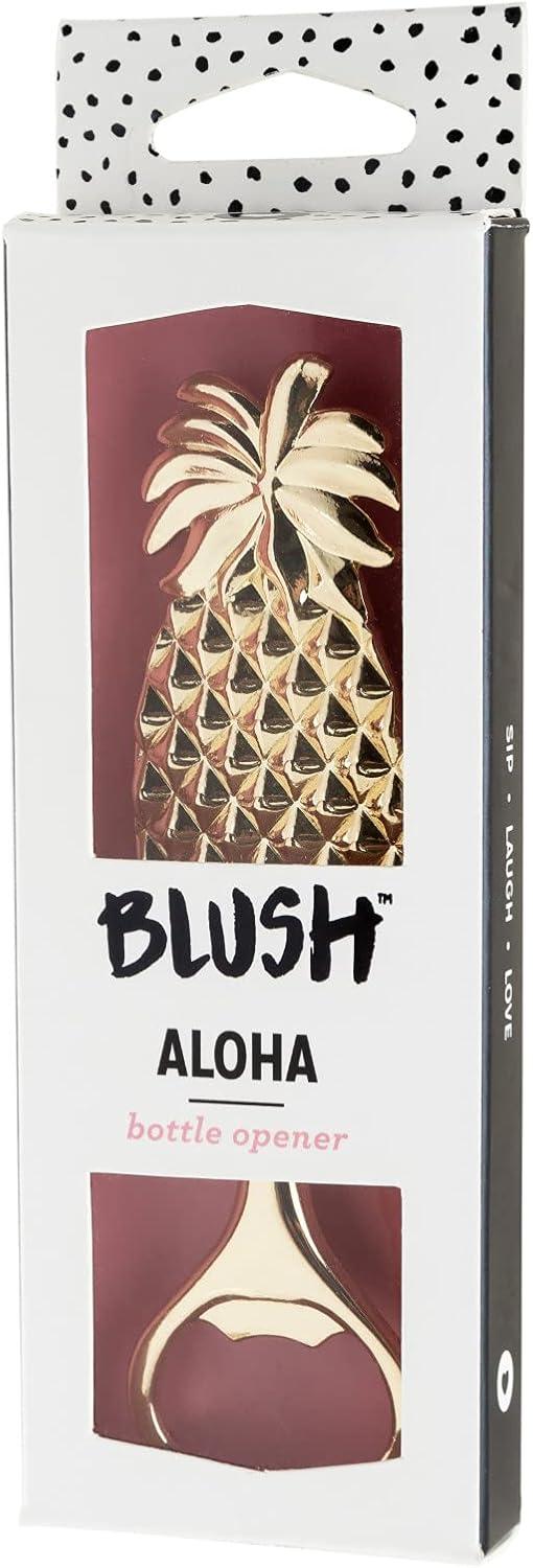 Blush Aloha Pineapple Classic Beer Bottle Openers, Gold