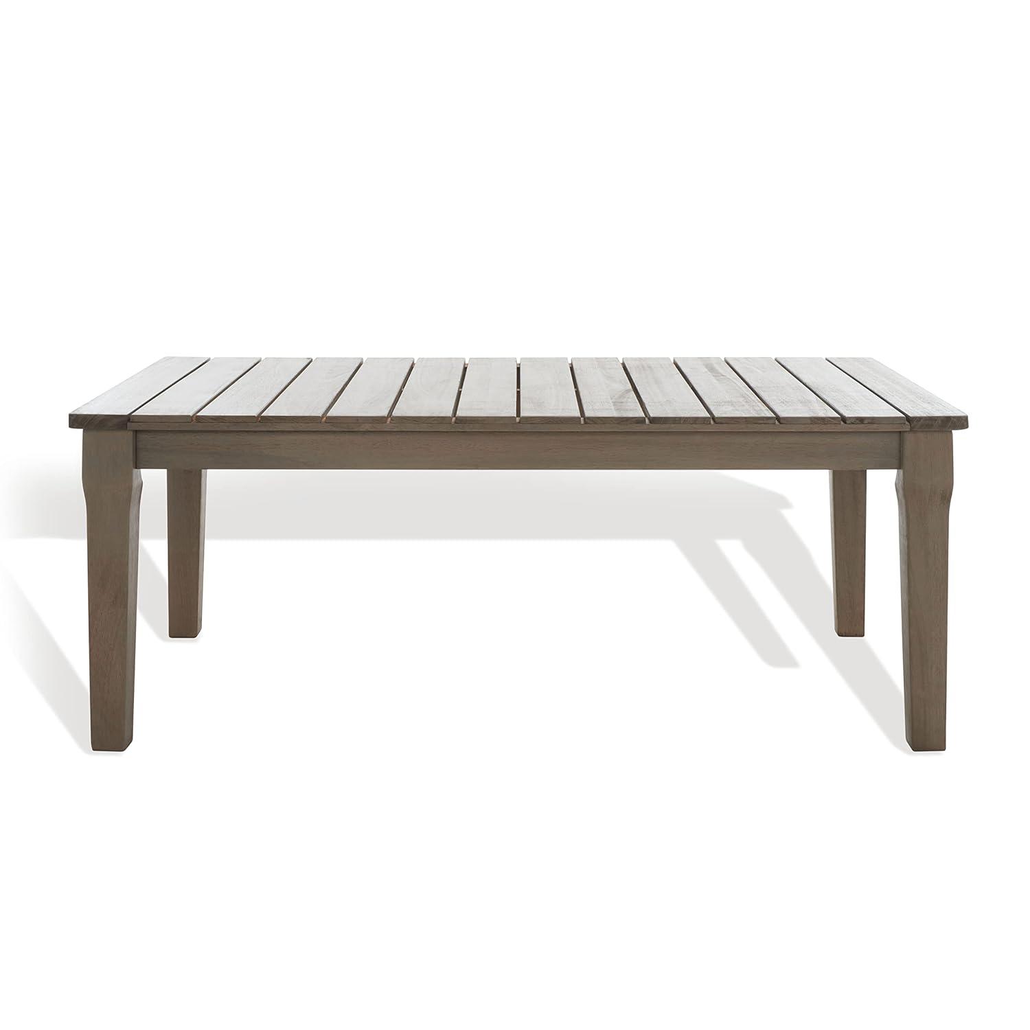 SAFAVIEH Couture Martinique Modern Wood Coffee Table, Light Grey