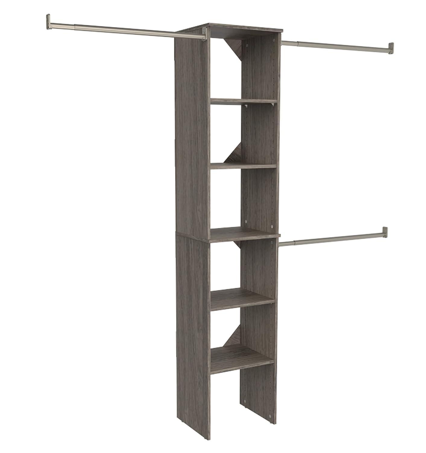 SuiteSymphony 77" to 113" Closet System Starter Kit