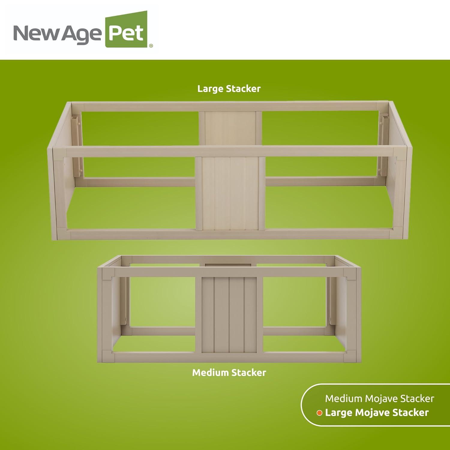 ECOFLEX®Mojave Reptile Habitat Lounge Terranium Stacker, Large- Maple
