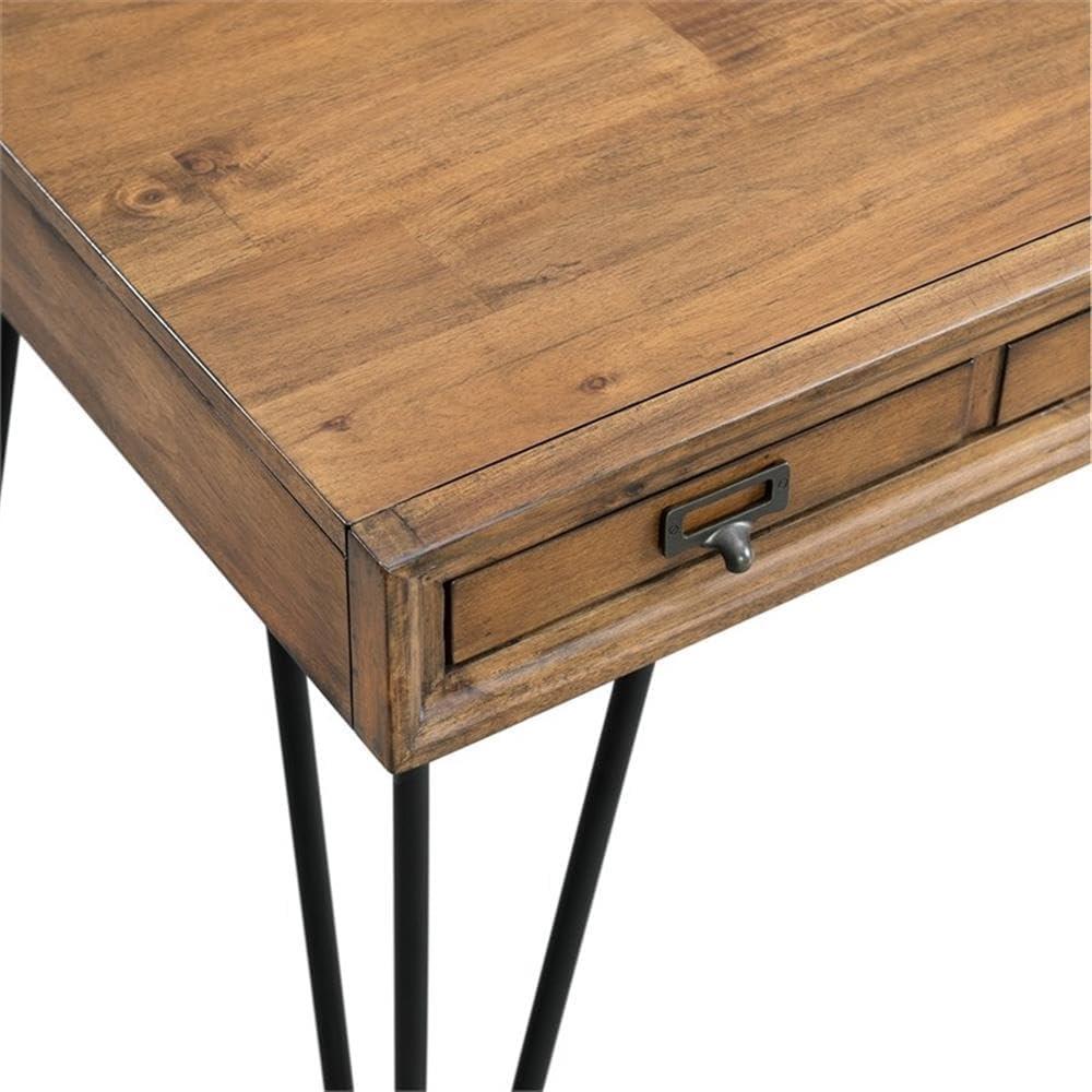 Tanner End Table Light Walnut - Picket House Furnishings: Hairpin Legs, Apothecary Tray Fronts, Acacia Frame