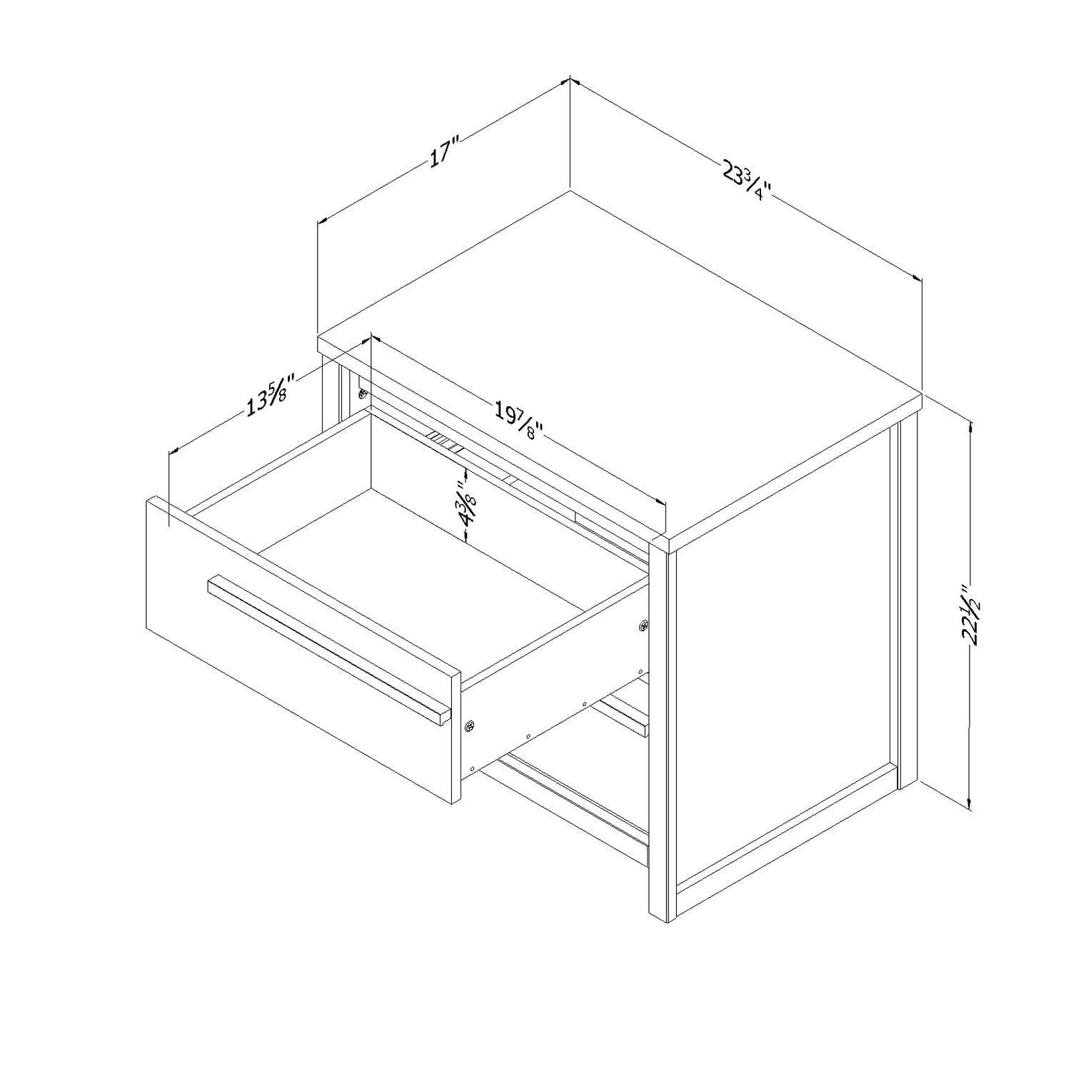 Tao 2 - Drawer Nightstand