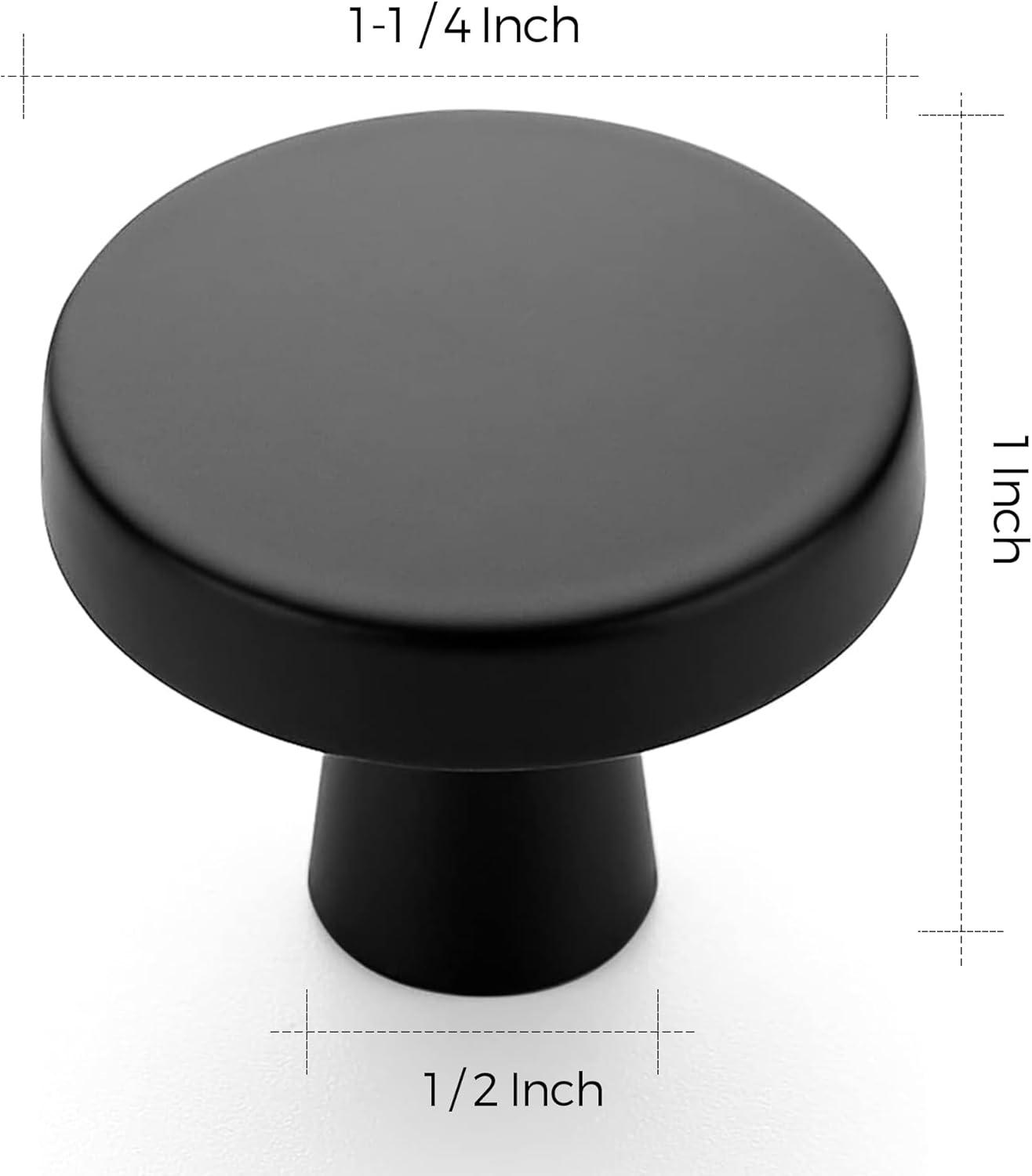 Amerock Renown Cabinet or Furniture Knob, 1-1/4 inch (32mm) Diameter