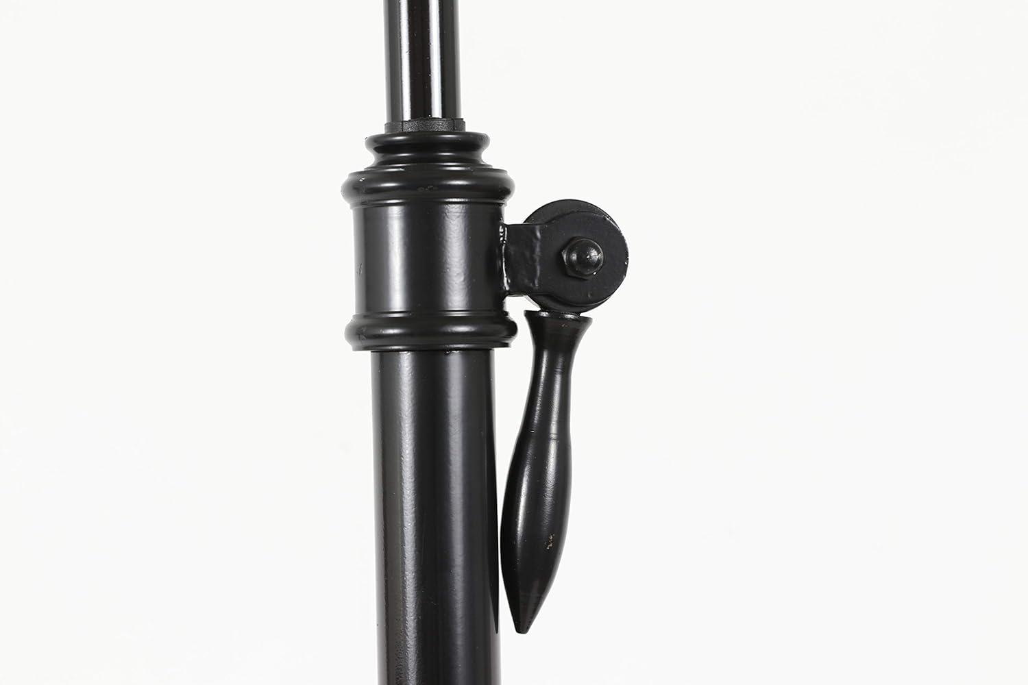 Decor Therapy Adjustable Floor Lamp in Steel, Bronze Finish, 55" Tall