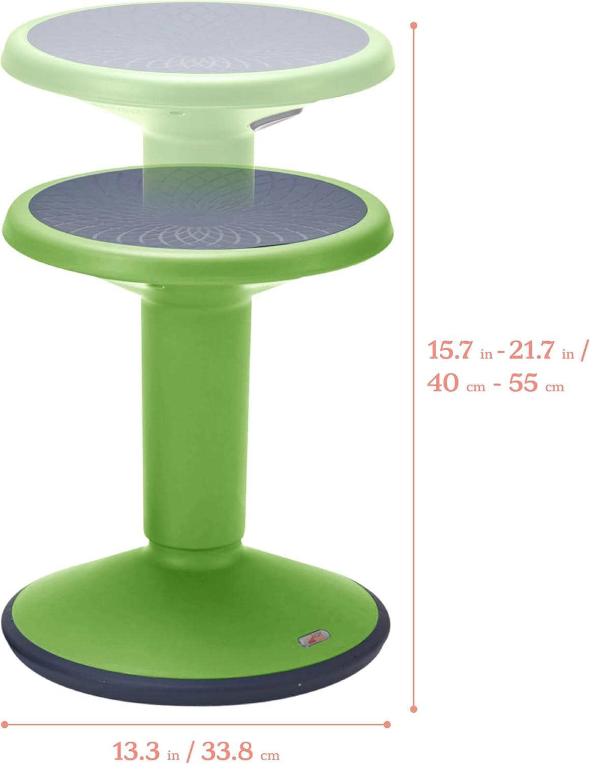 ECR4Kids SitWell Wobble Stool, Adjustable Height, Active Seating
