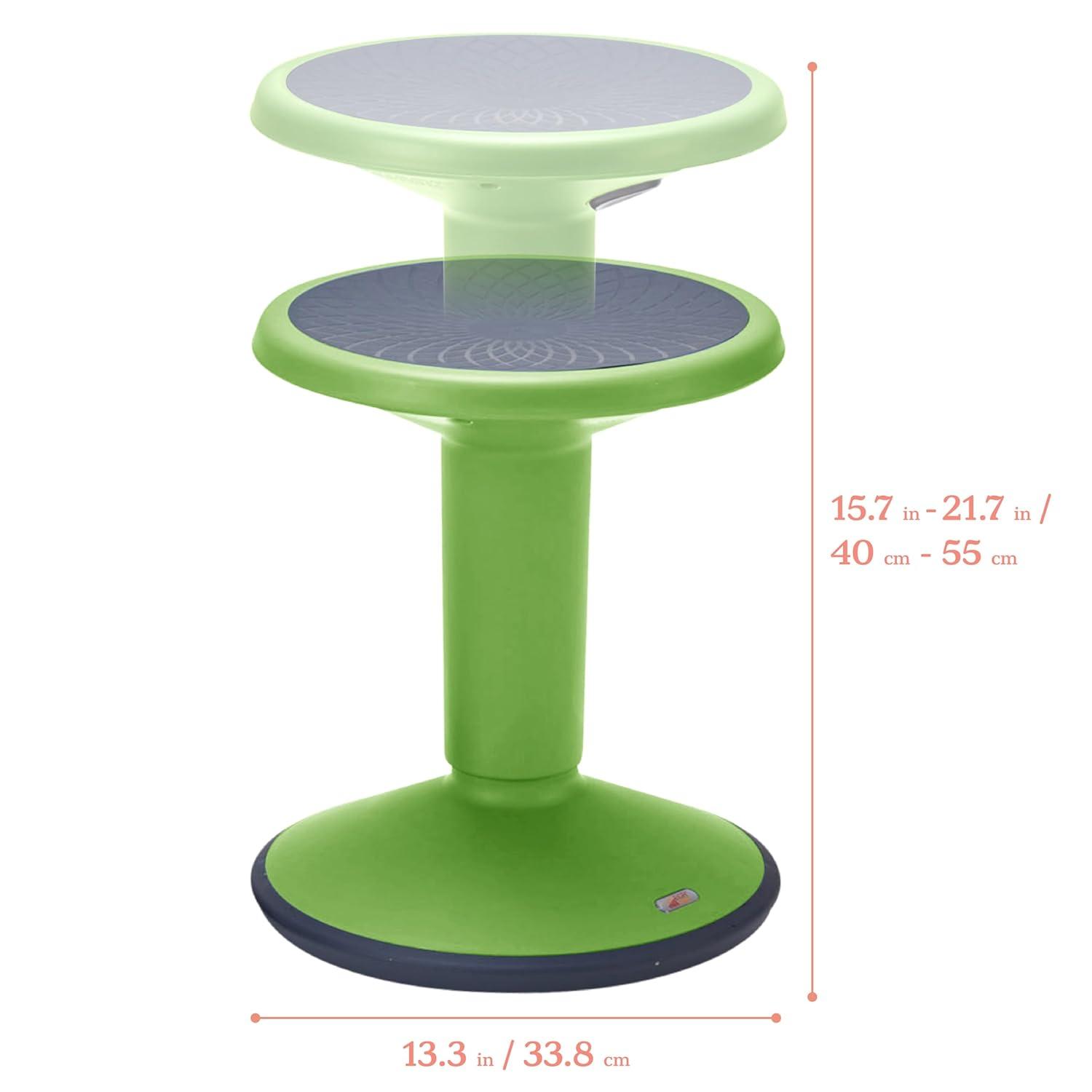 ECR4Kids SitWell Wobble Stool, Adjustable Height, Active Seating