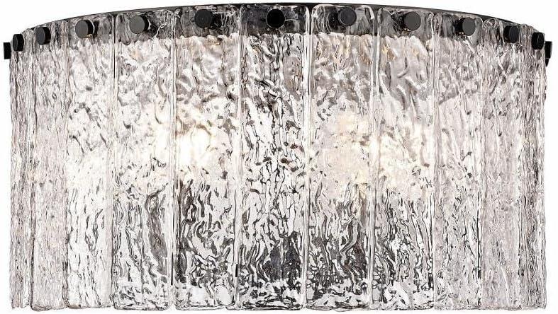 Z-Lite Glacier 5 - Light Flush Mount in  Matte Black