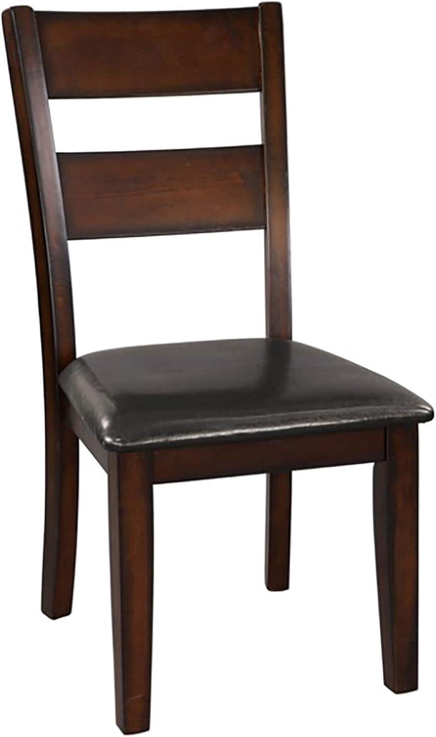 Lexicon Mantello Contemporary Wood Dining Room Side Chairs in Cherry (Set of 2)