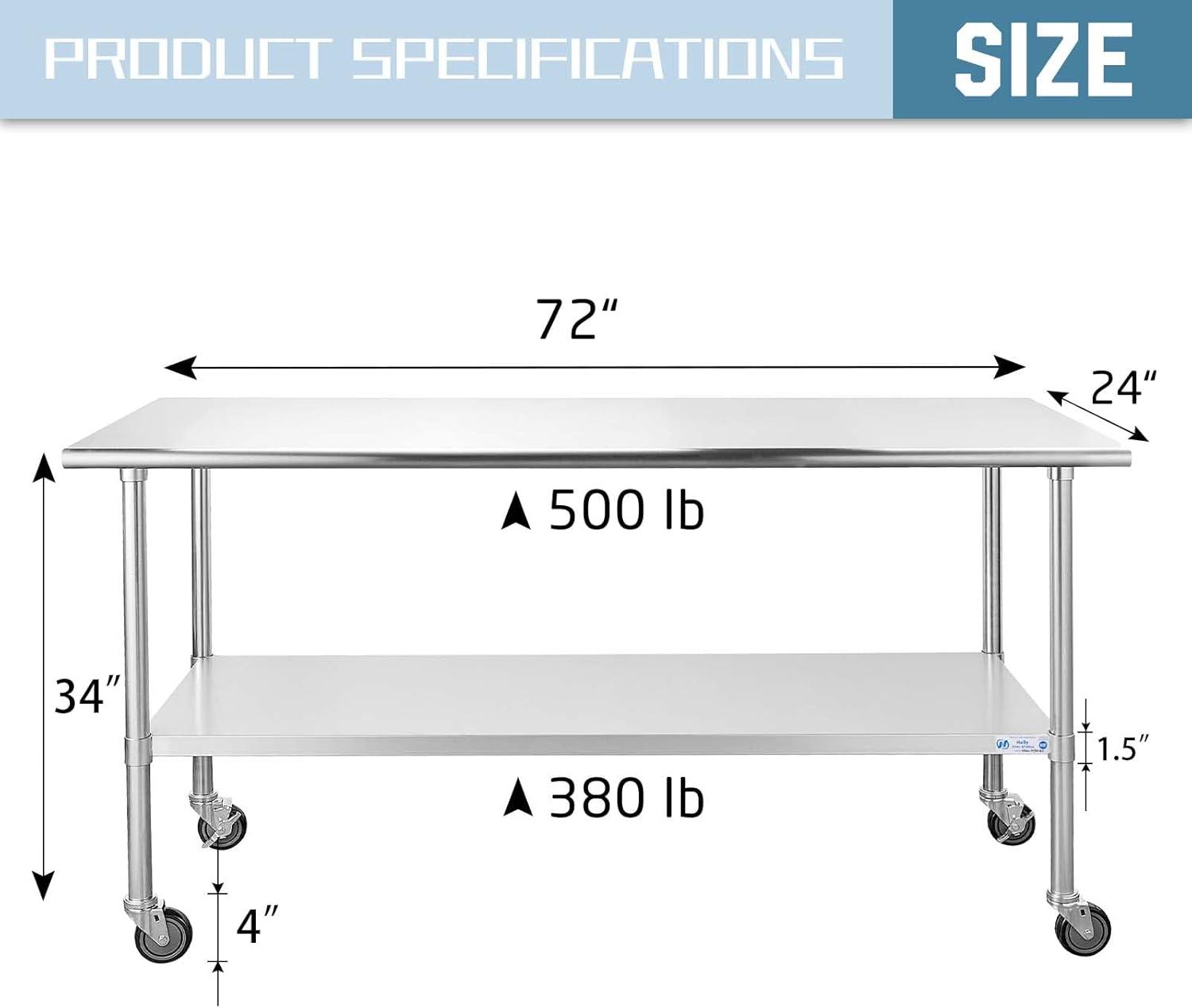 Metal Prep Table