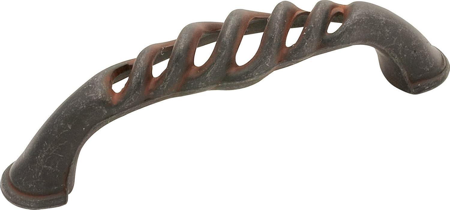 Rustic Iron 3-Inch Black Cabinet Handle