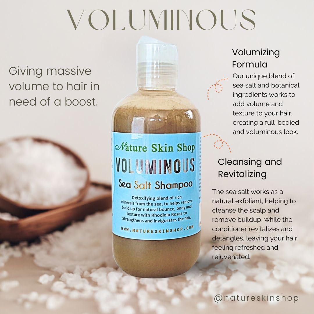 Voluminous Sea Salt Shampoo and Thickening Conditioner Set