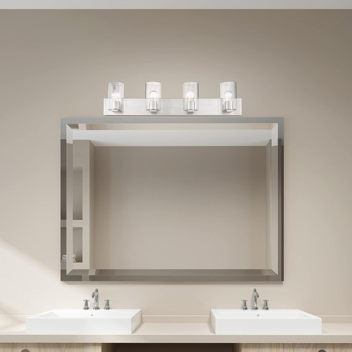 Livex Lighting - Zurich - 4 Light Bath Vanity in Contemporary Style - 35.5