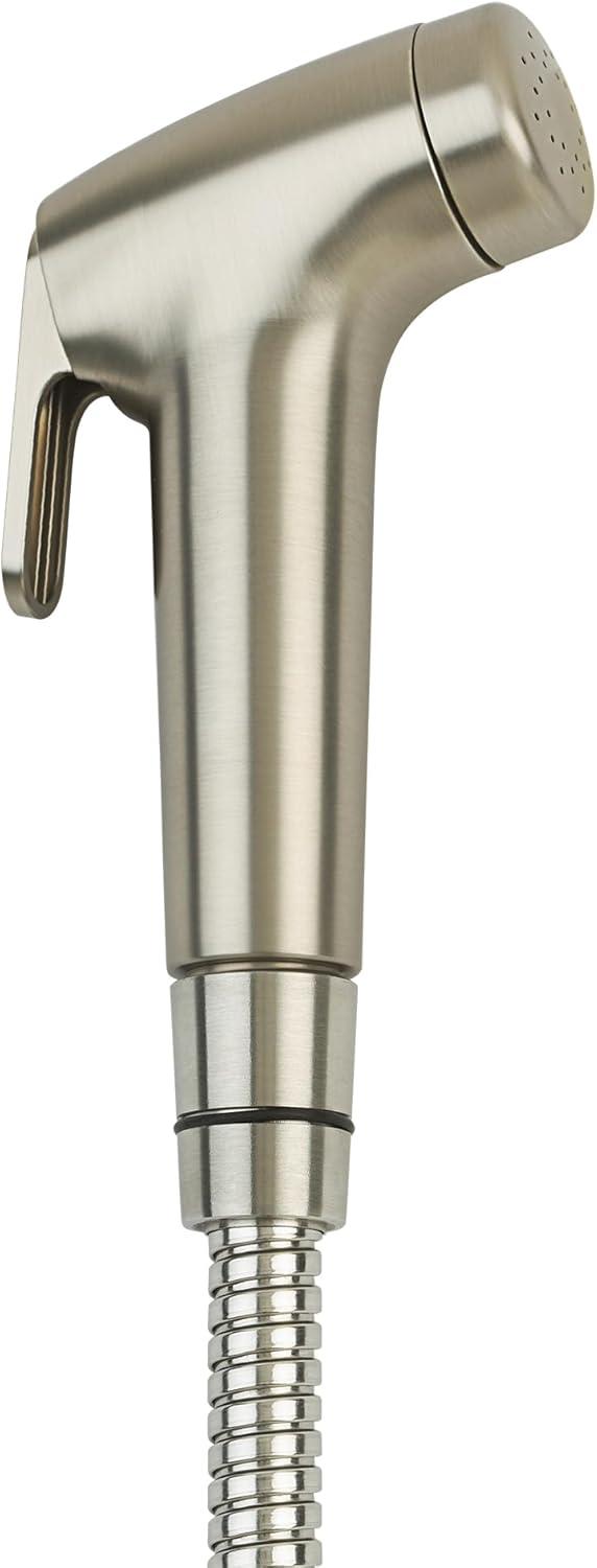 Brushed Nickel Handheld Bidet Sprayer with Metal Hose