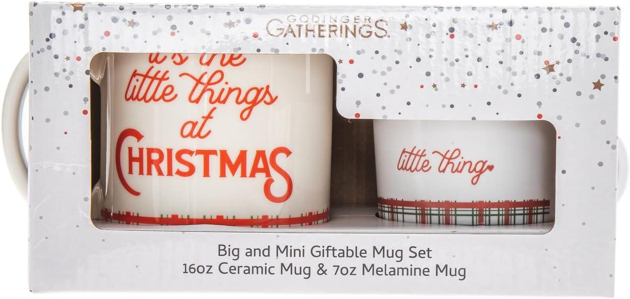 Godinger Silver Art Co Christmas Adult & Kid Mug Set