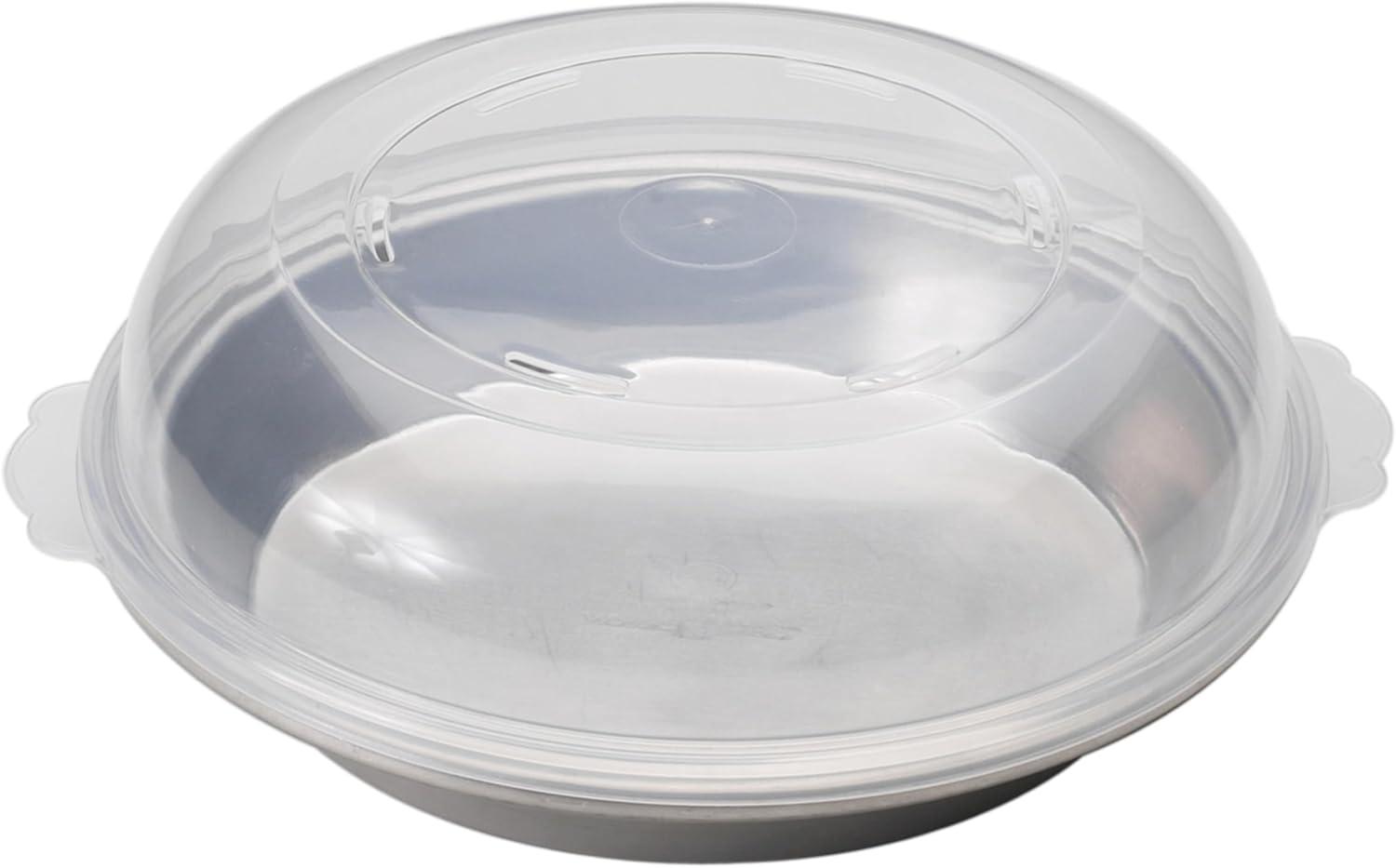 Silver Non-stick Mini Pie Pan with Lid