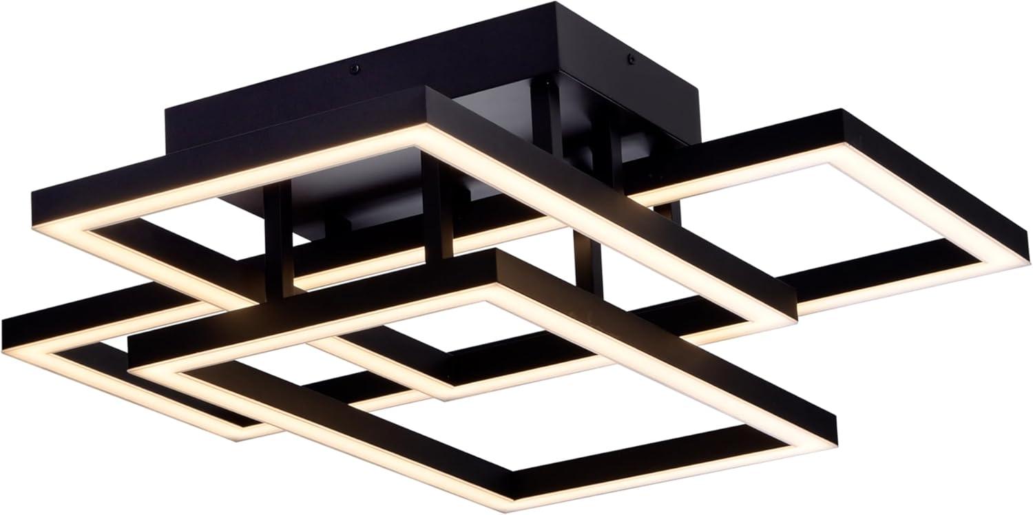 Radium 28-in Integrated LED Rectangular ETL Certified Semi Flush Ceiling Light