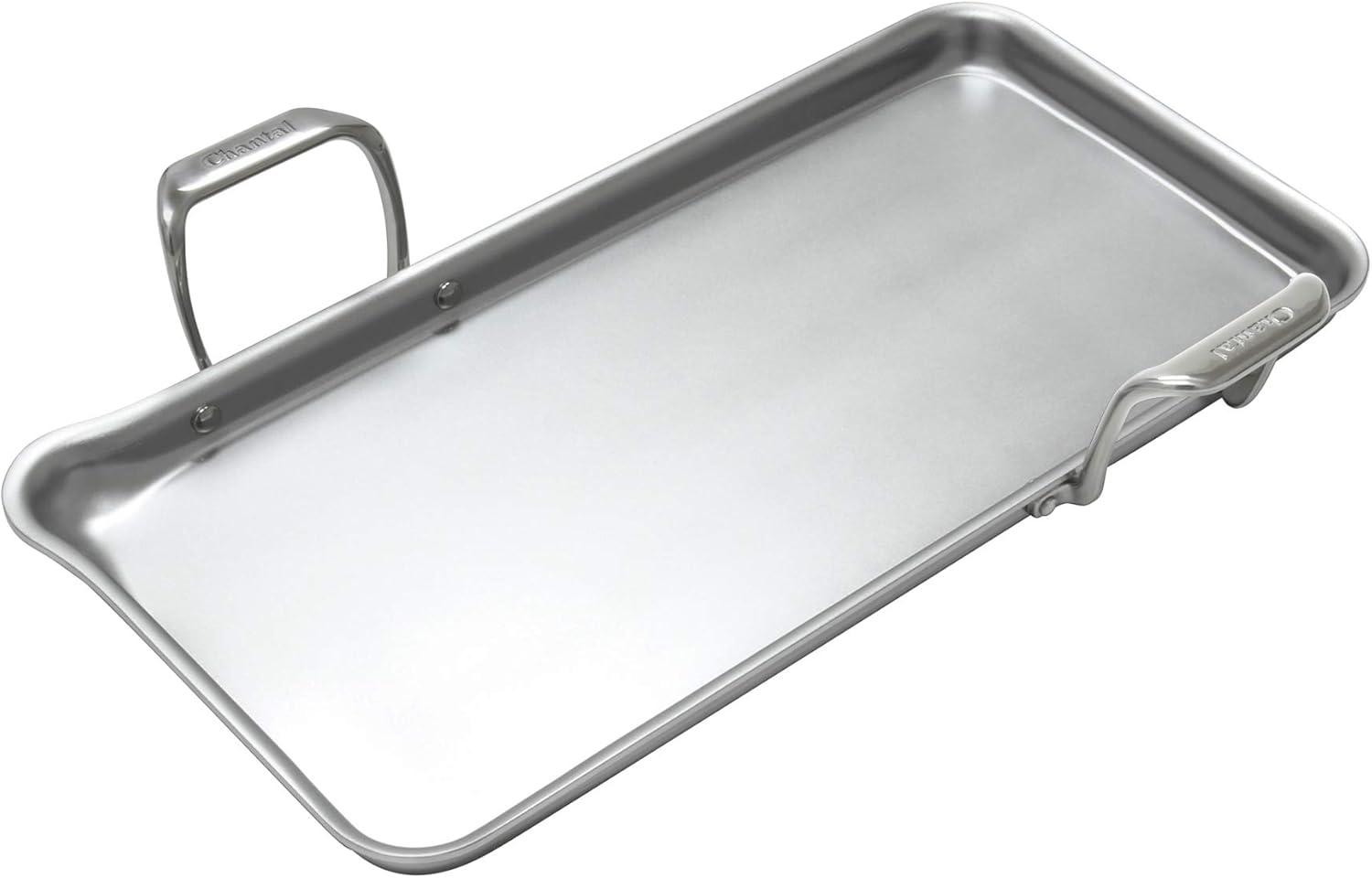 Chantal SLT60-48 Stainless Steel Griddle, 19" x 9.5",