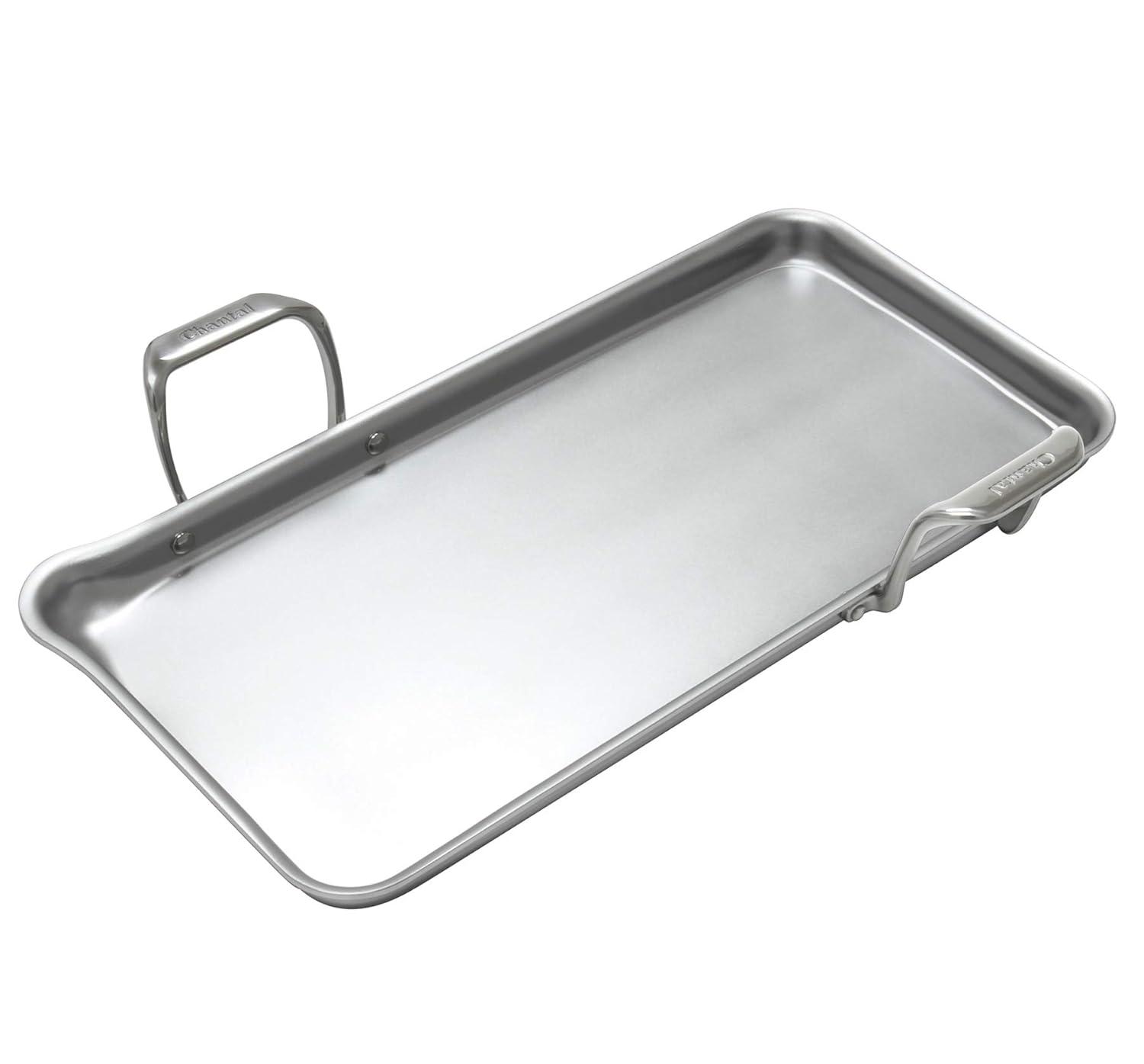 Chantal 21 Supreme® 9.5'' Stainless Steel Griddle