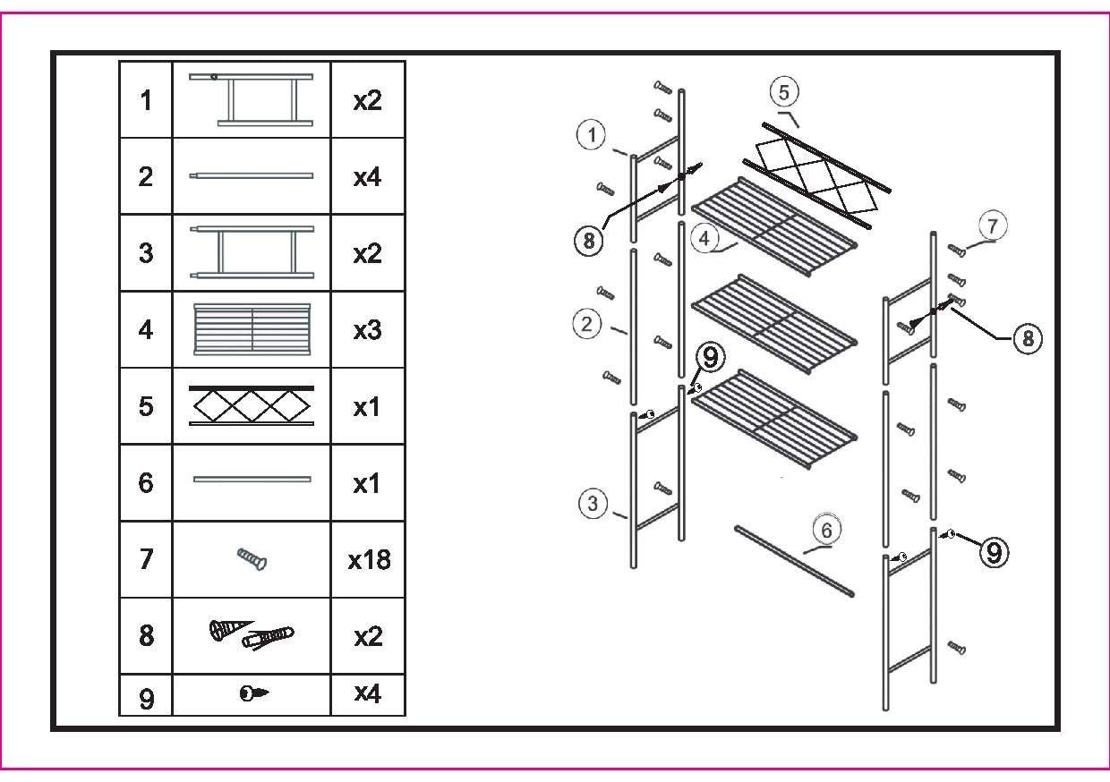Metal Over The Toilet Space Saver and Organizer White - J&V TEXTILES: Powder-Coated Stainless Steel, 3 Fixed Shelves