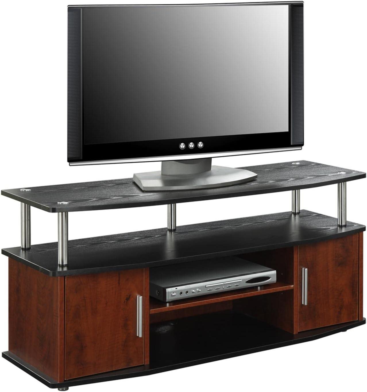 Convenience Concepts Designs2Go Black/Cherry Monterey TV Stand for TVs up to 46"