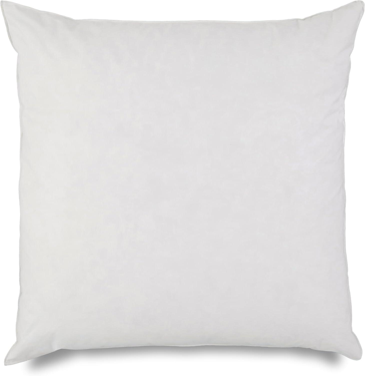 Martex 26" White Hypoallergenic Polyester Euro Pillow Insert