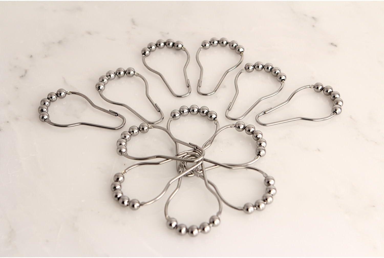 Kingston Brass Kingston Brass Edenscape Roller Ball Shower Curtain Rings (12 Pieces/Set) (Set of 12)