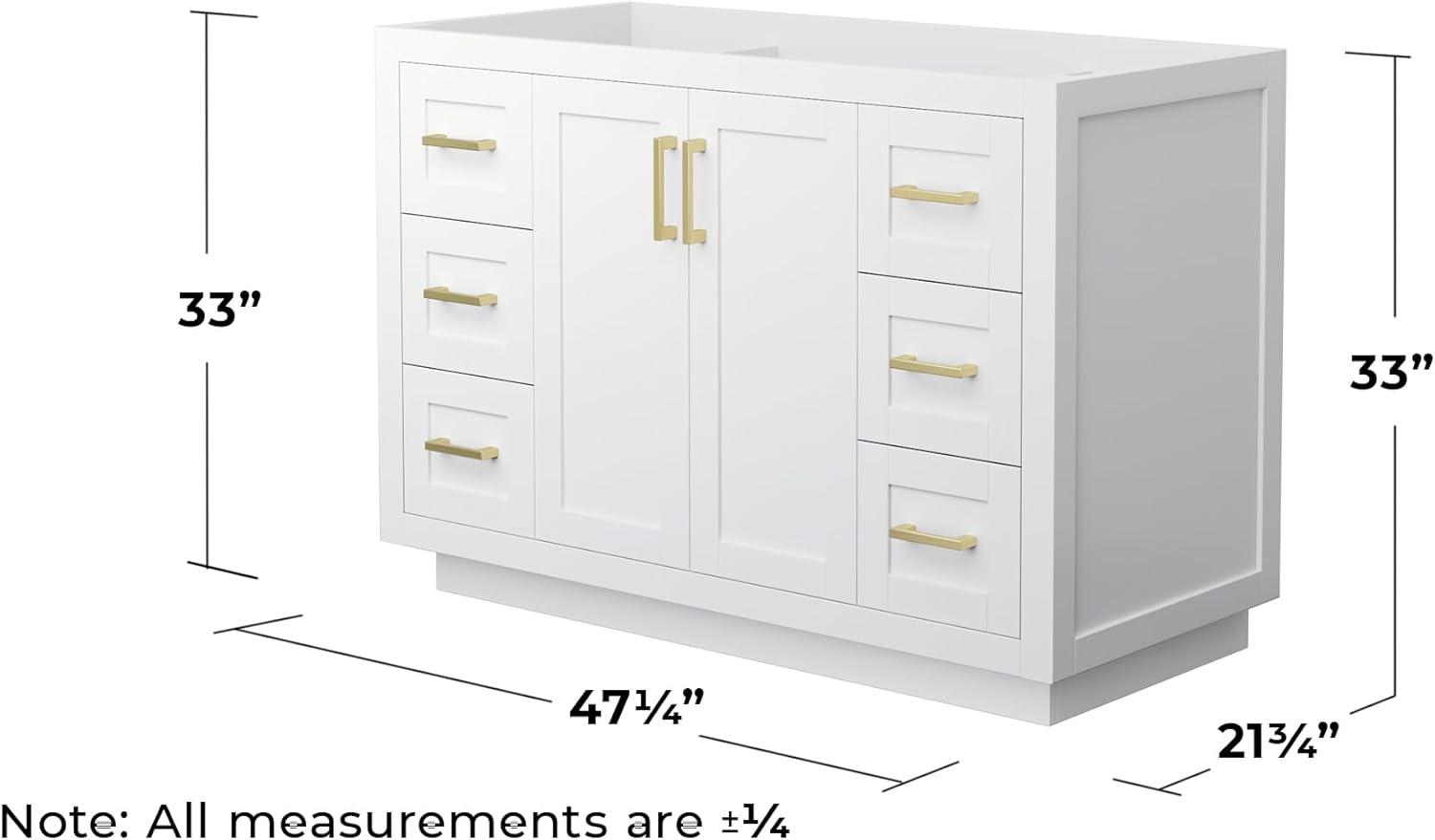 Wyndham Collection Miranda 47.25" Freestanding Single Bathroom Vanity Base Only