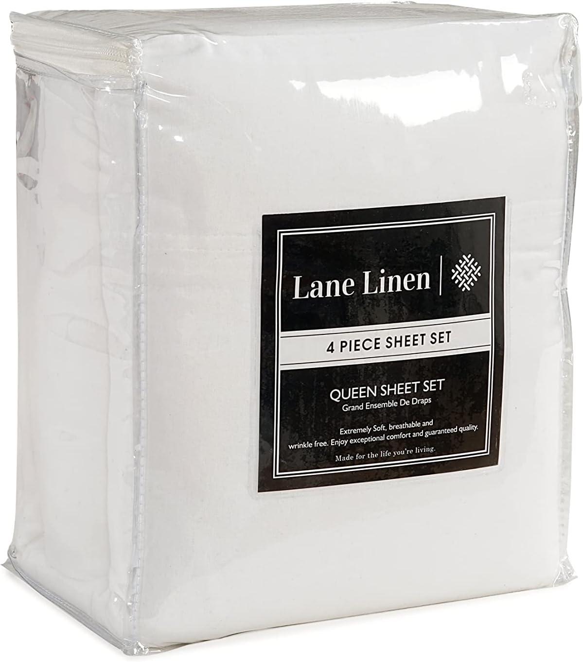 Twin Solid Flannel Sheet Set White - Eddie Bauer