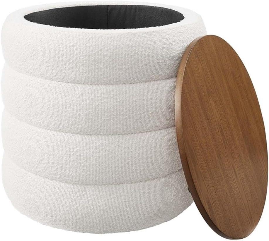 Modway Modway Mezzo 17.3" Wide Round Storage Ottoman