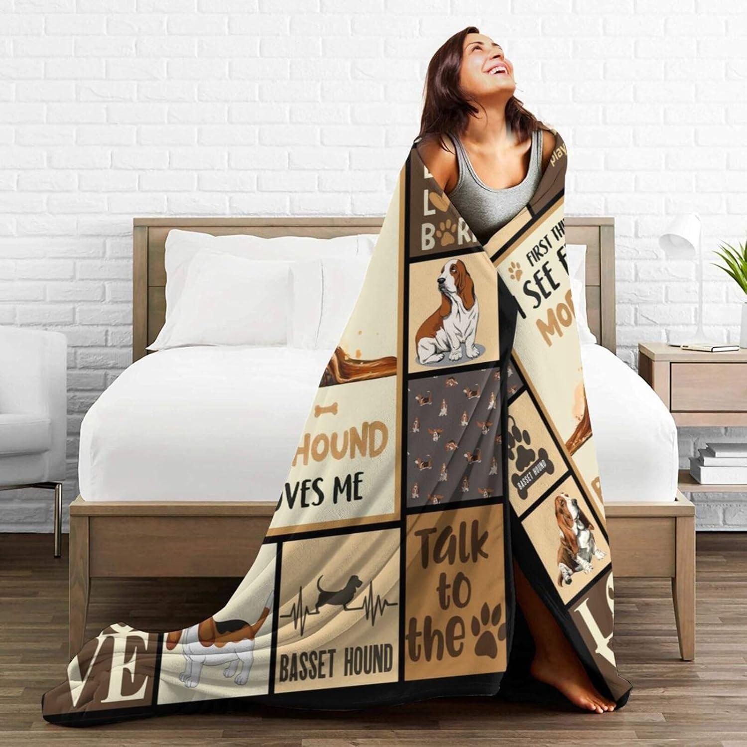 Panda Blanket Cute Panda Plush Throw Blanket Super Soft Cozy Warm Fleece Just A Girl Who Loves Panda Bedding Blanket Gifts for Kids Girls Boys Women 40"X50"